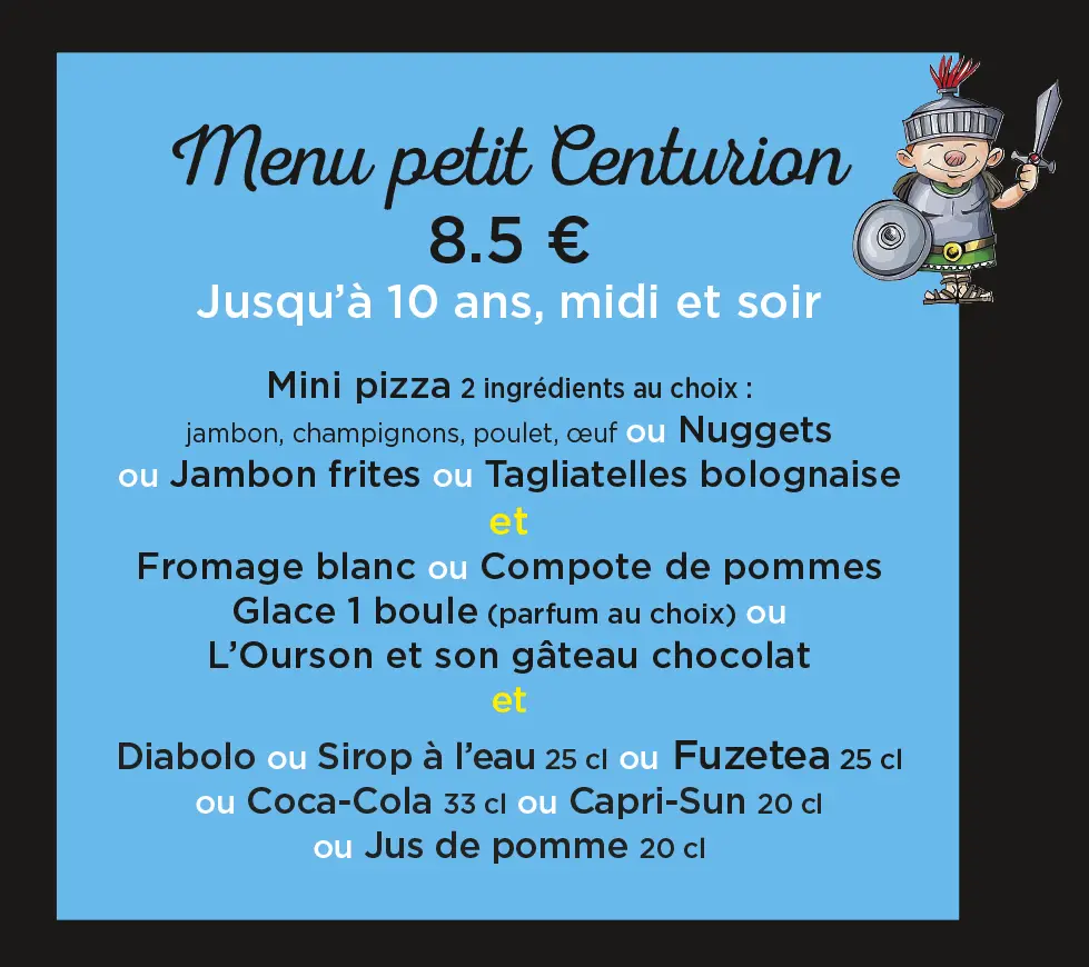 menu enfant